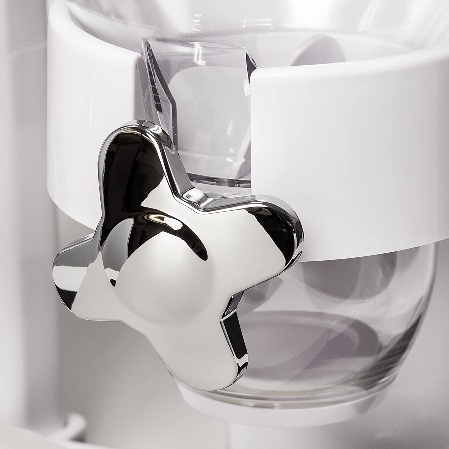 Dry Food Dispenser White