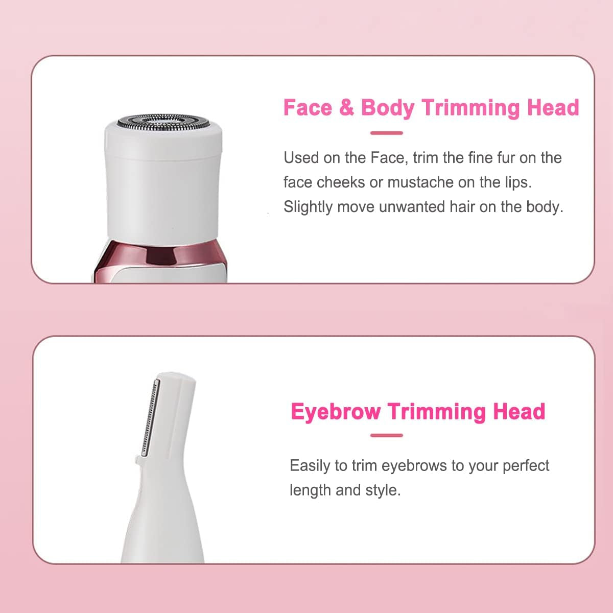Electric Razor for Women Portable 4 in 1 Womens Body Shavers Set