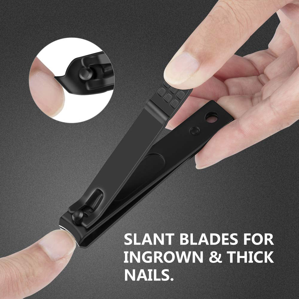 Nail Clippers Set Matte Black