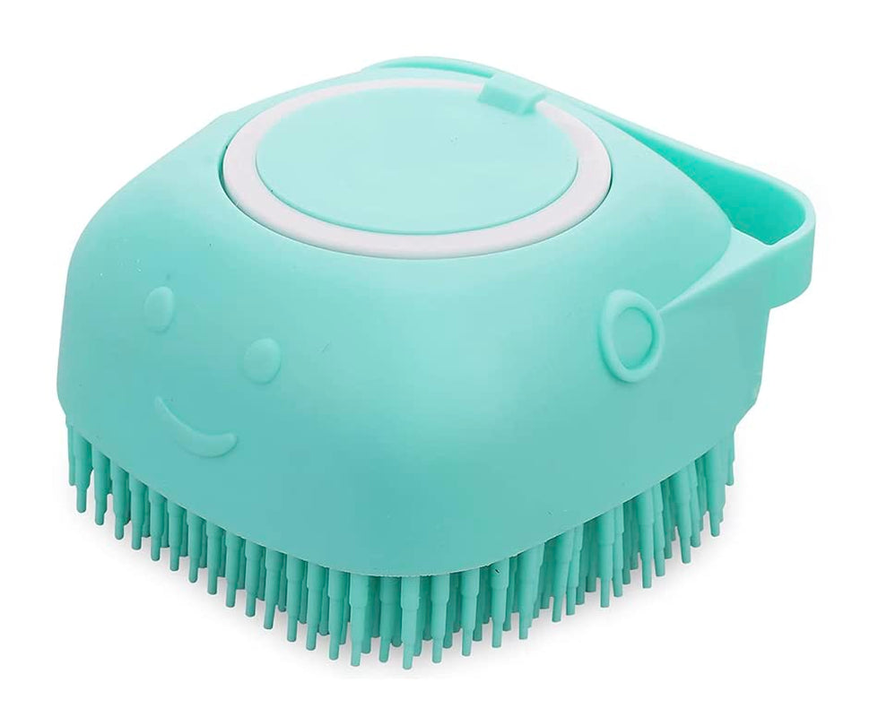 Pet Bath Massage Brush, Blue
