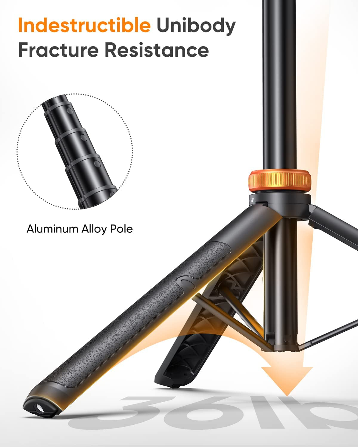 Multifunctional Iphone Tripod Stand 62"