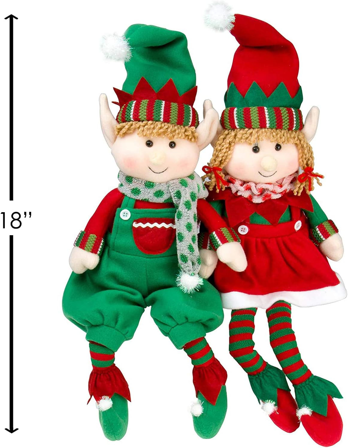 Christmas Elf Plush Stuffed Dolls