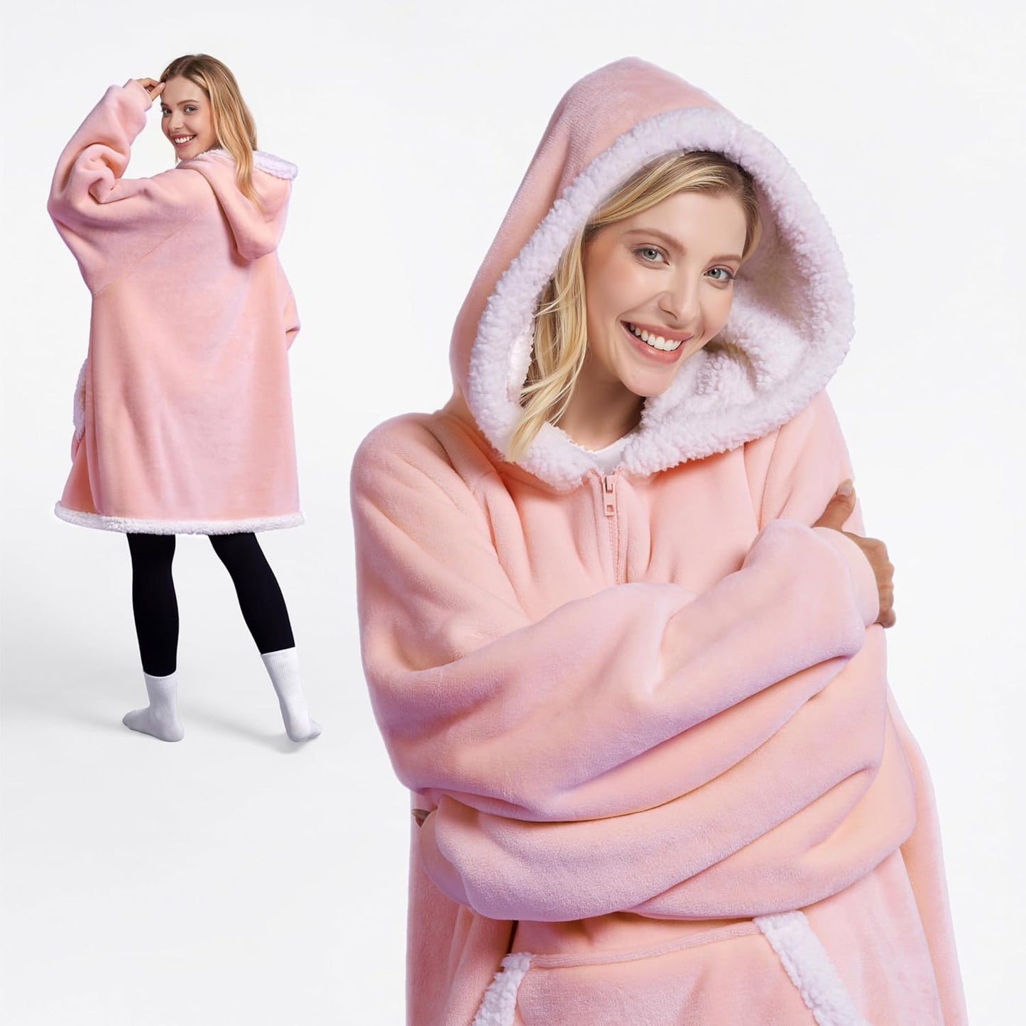 Wearable Blanket Hoodie Oversized