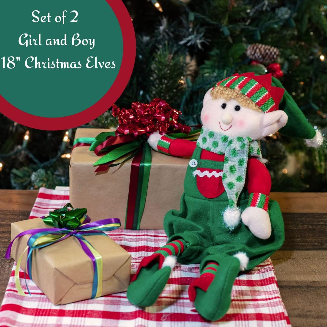 Christmas Elf Plush Stuffed Dolls