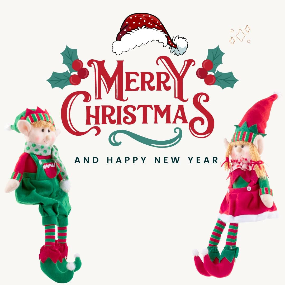 Christmas Elf Plush Stuffed Dolls