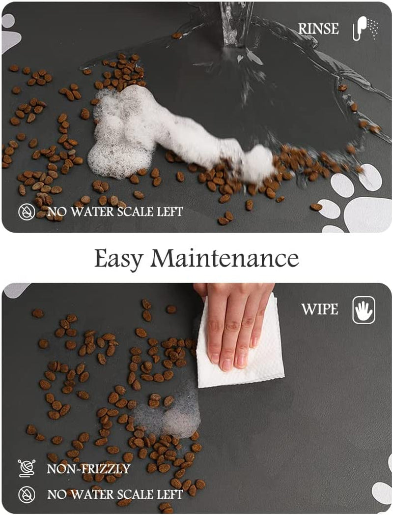 Dog Mat for Food and Water Quick Dry Mat