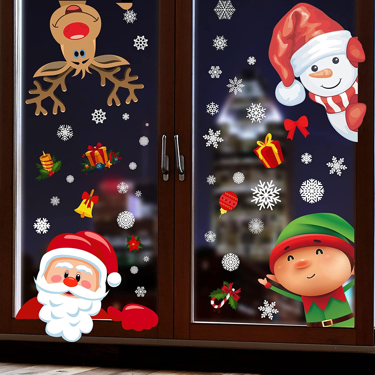 Christmas Window Clings Stickers