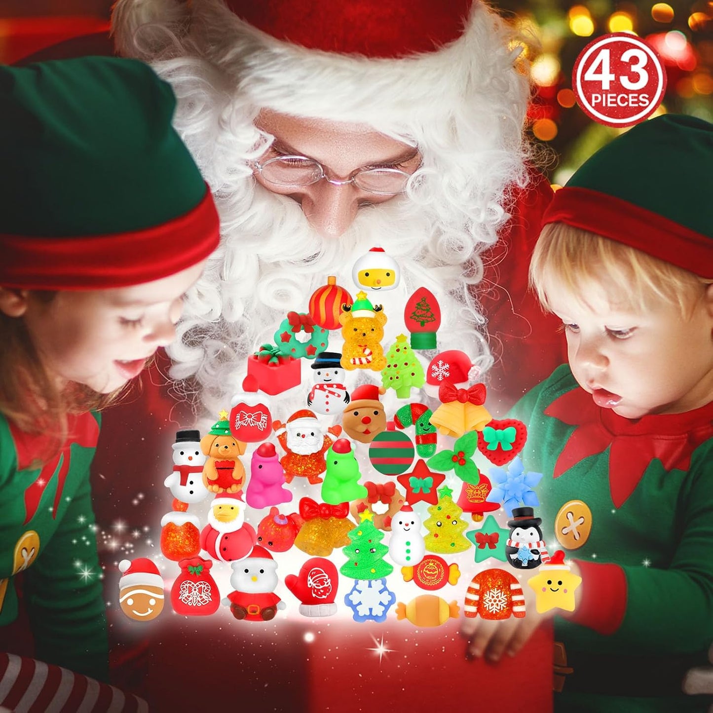 Christmas Squishy Toy Set 43-Pcs