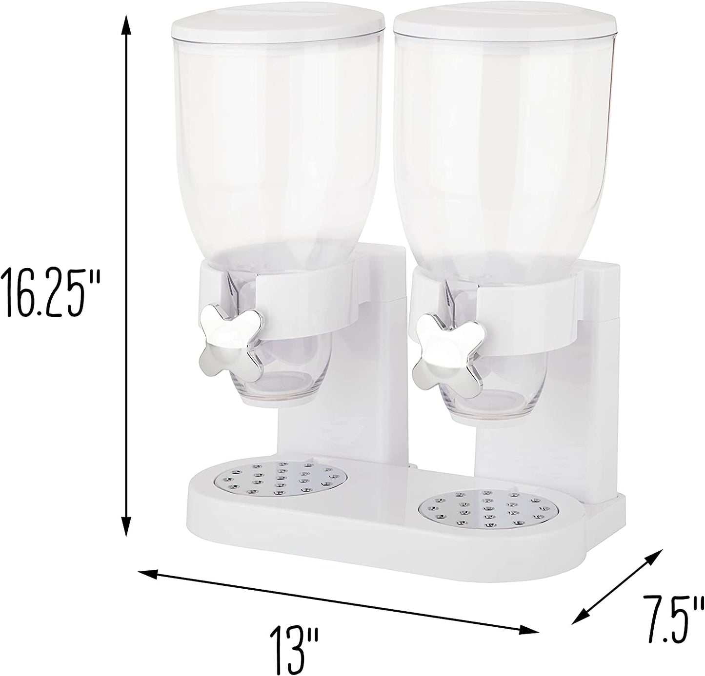 Dry Food Dispenser White