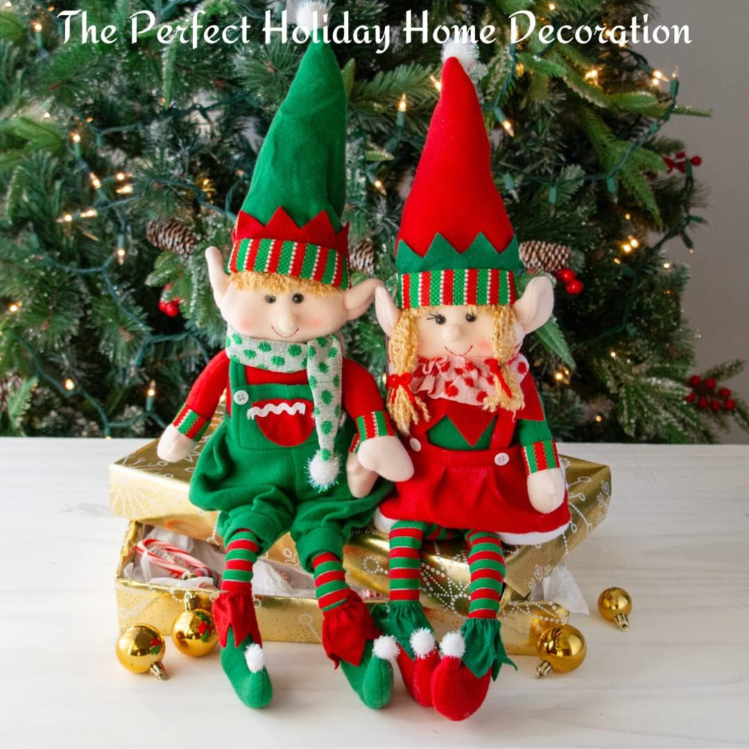 Christmas Elf Plush Stuffed Dolls