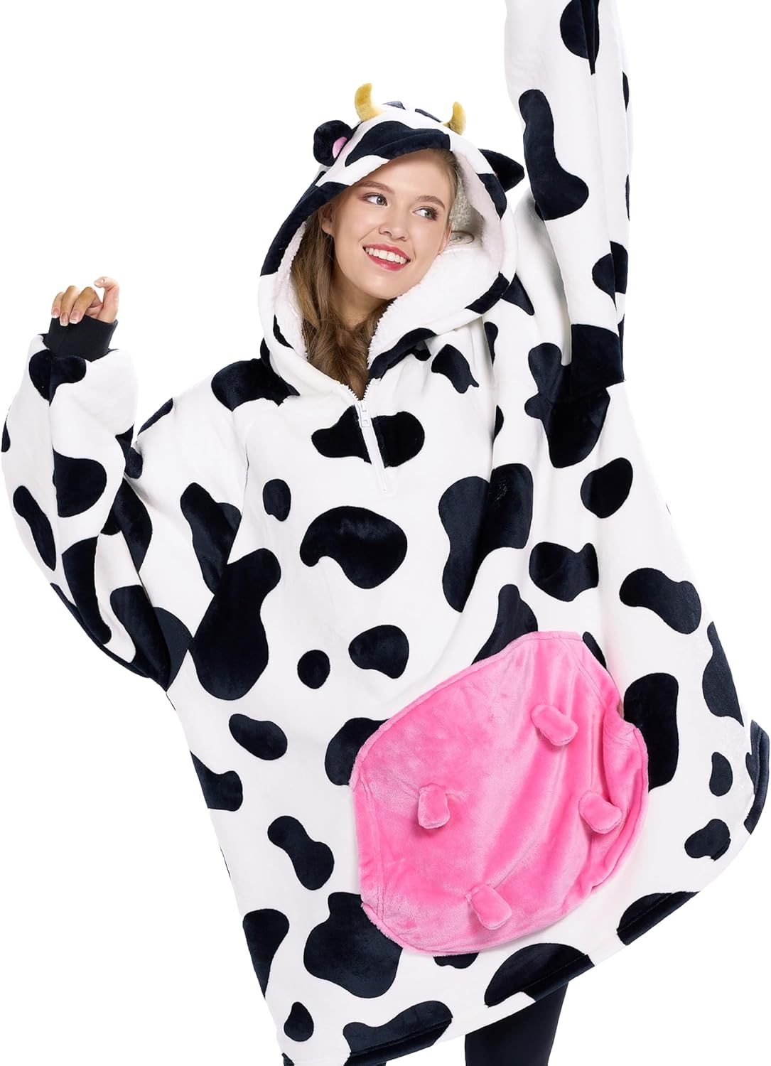 Christmas Cozy Oversized Wearable Blanket for Adults