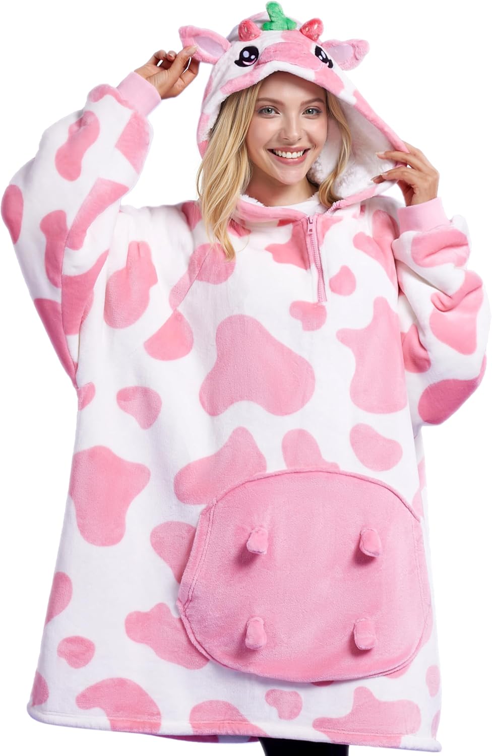 Christmas Cozy Oversized Wearable Blanket for Adults