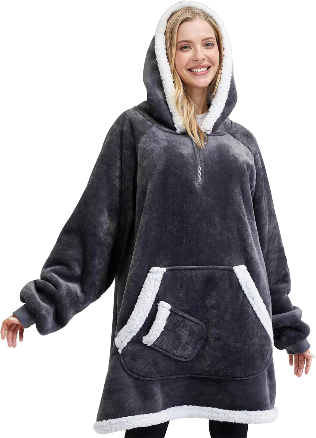 Wearable Blanket Hoodie Oversized