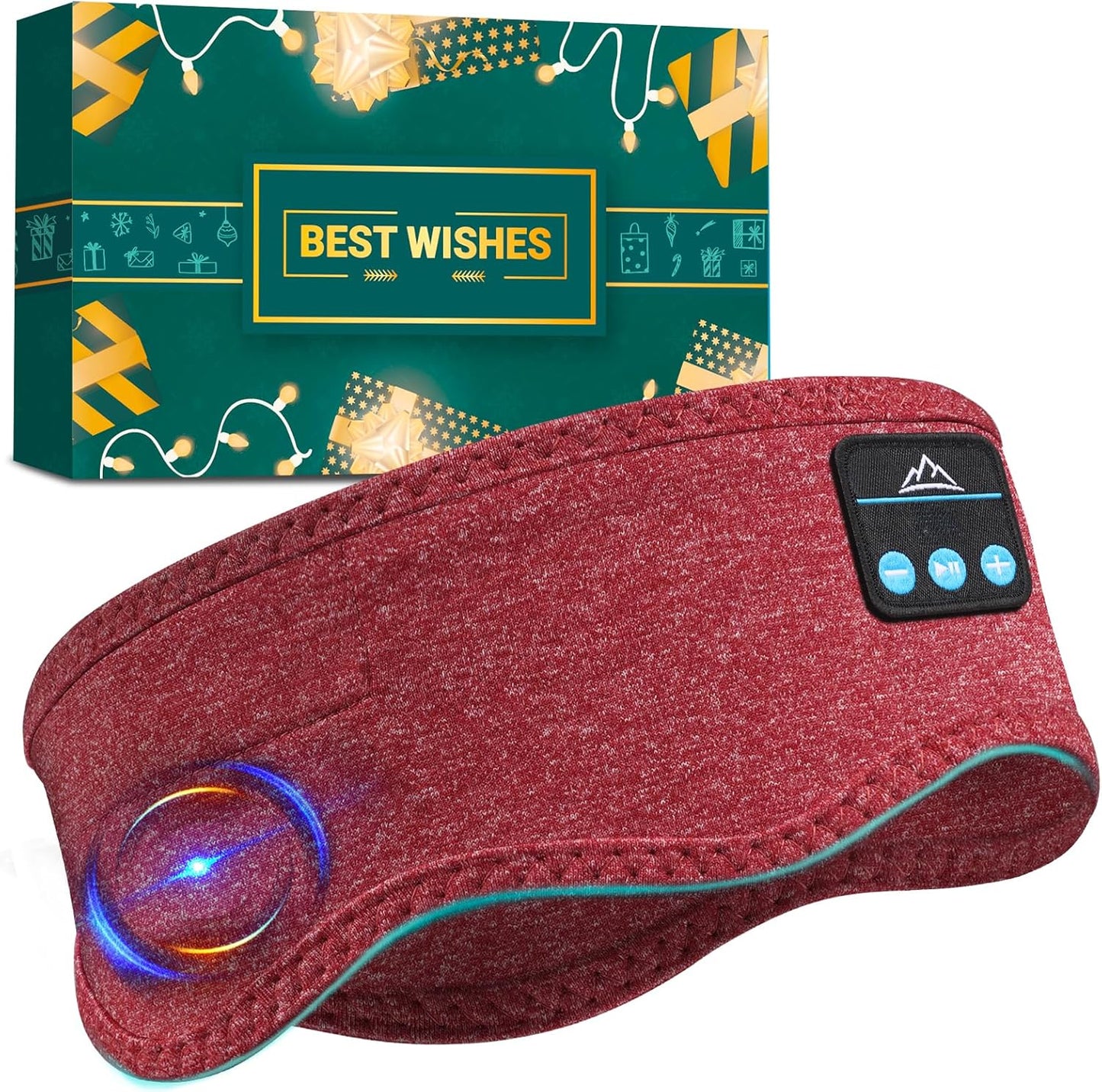 Bluetooth Sleep Headphones Headband โ Wireless Music & Eye Mask Gift