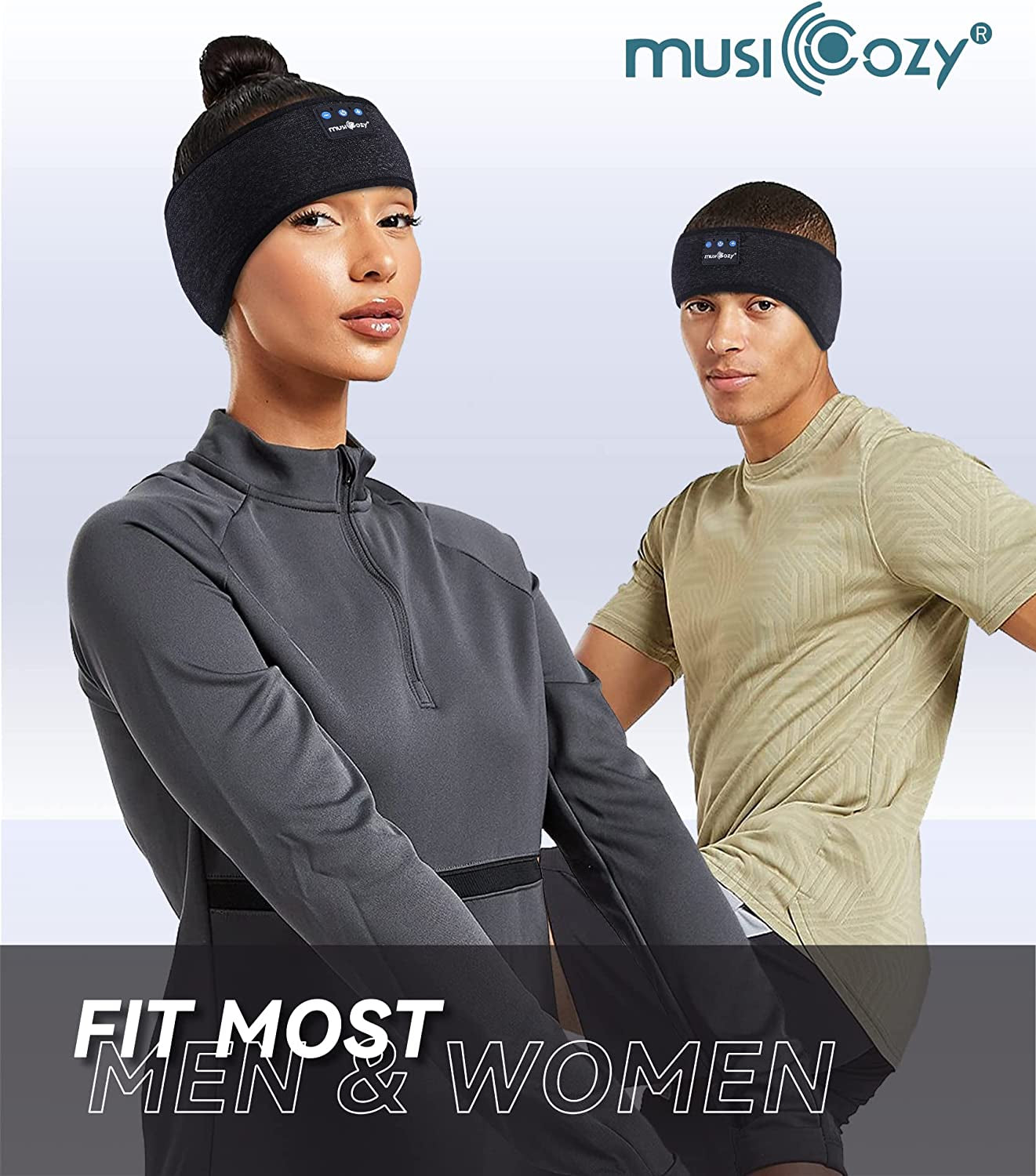Wireless Headband Headphones with HD Stereo Speakers