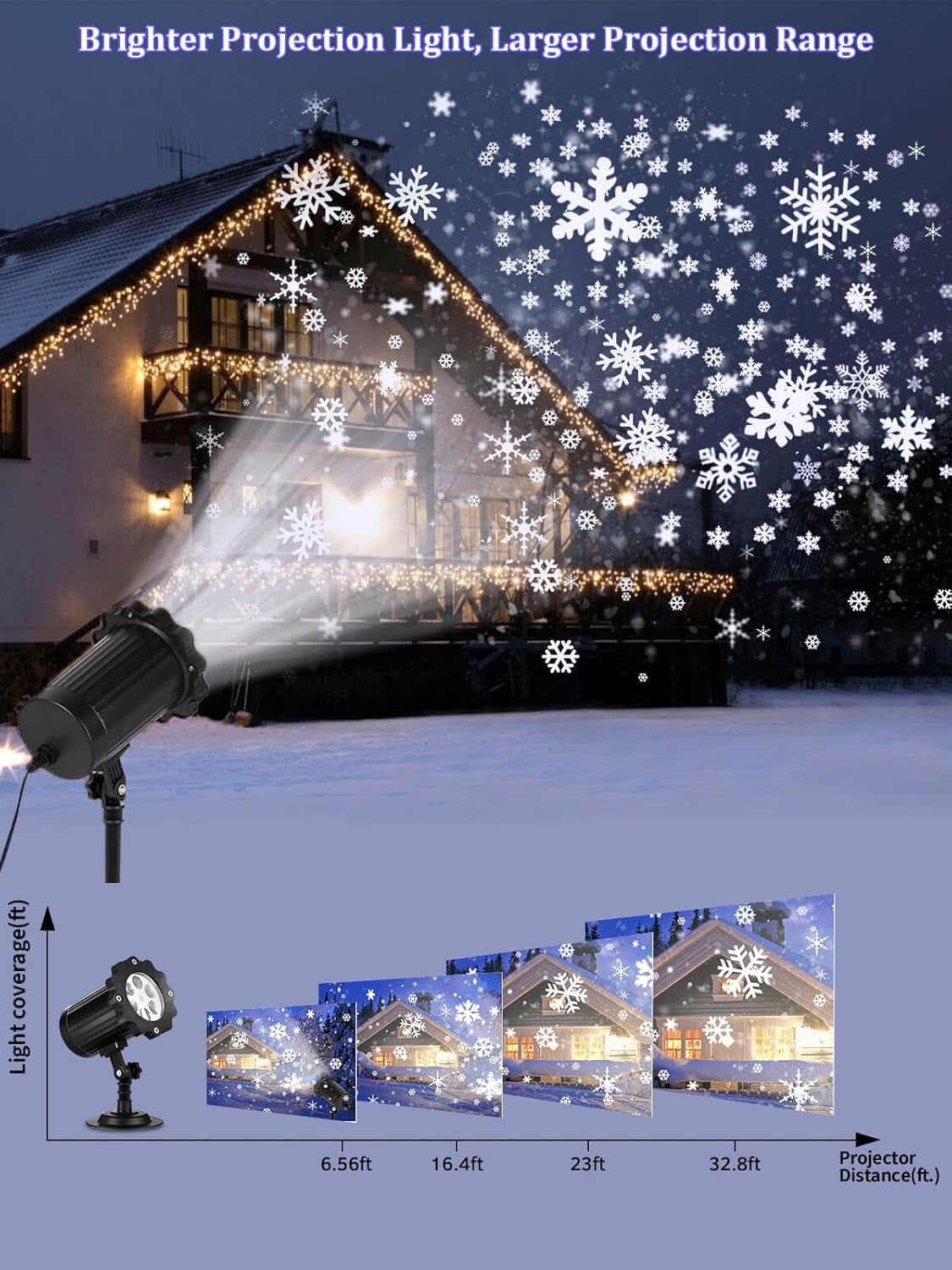 Christmas Xmas Projector Lights Outdoor