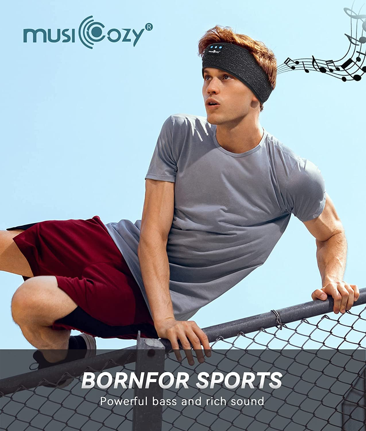 Wireless Headband Headphones with HD Stereo Speakers