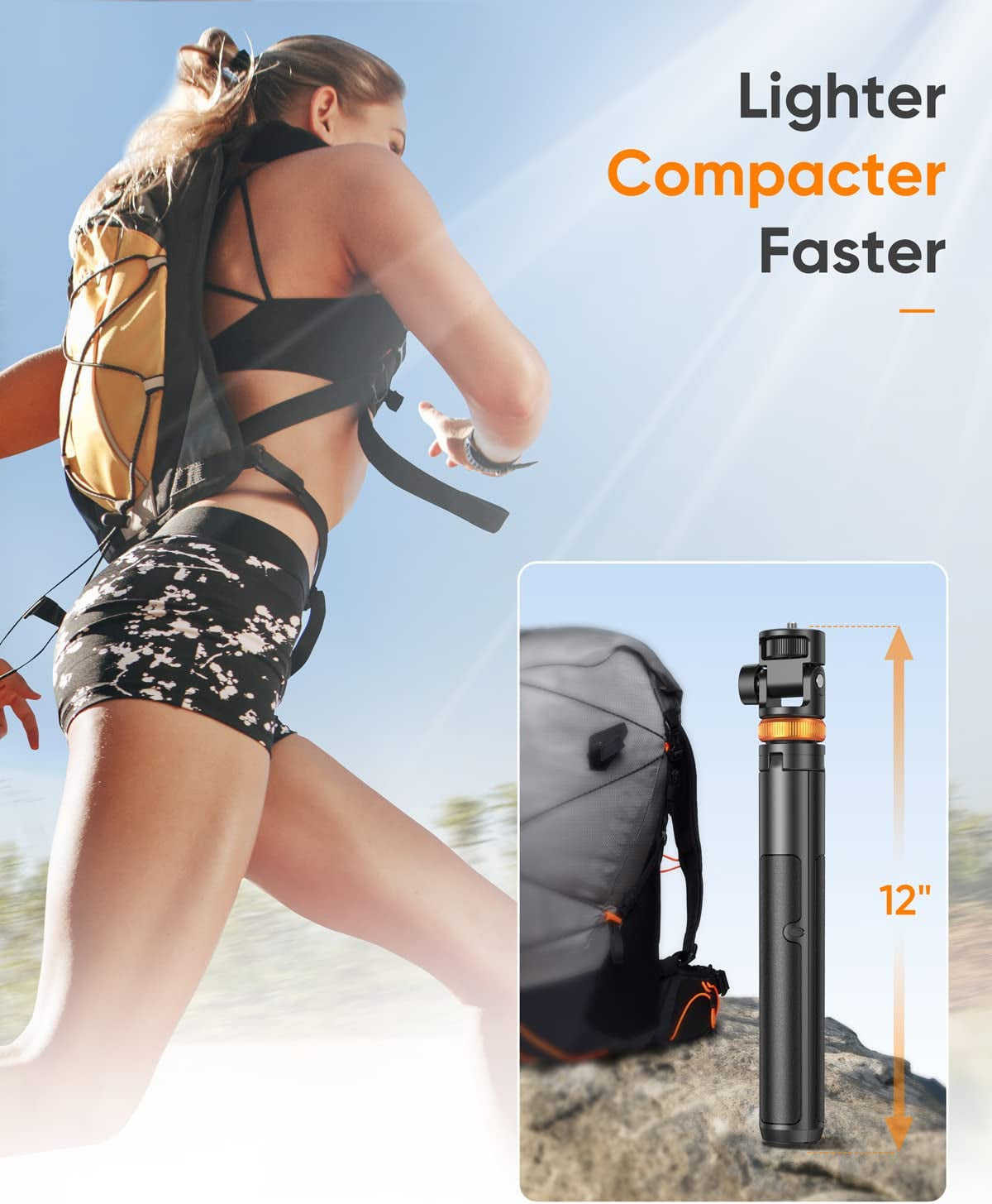 Multifunctional Iphone Tripod Stand 62"