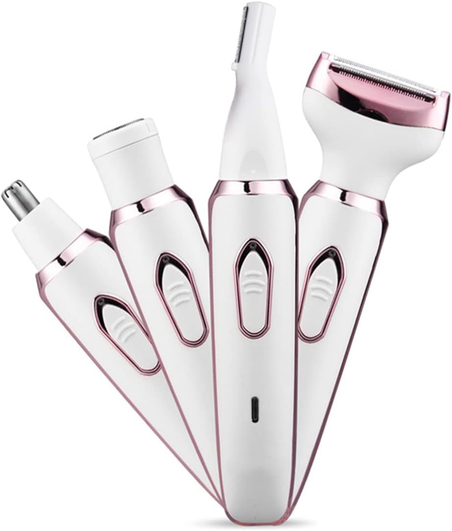 Electric Razor for Women Portable 4 in 1 Womens Body Shavers Set