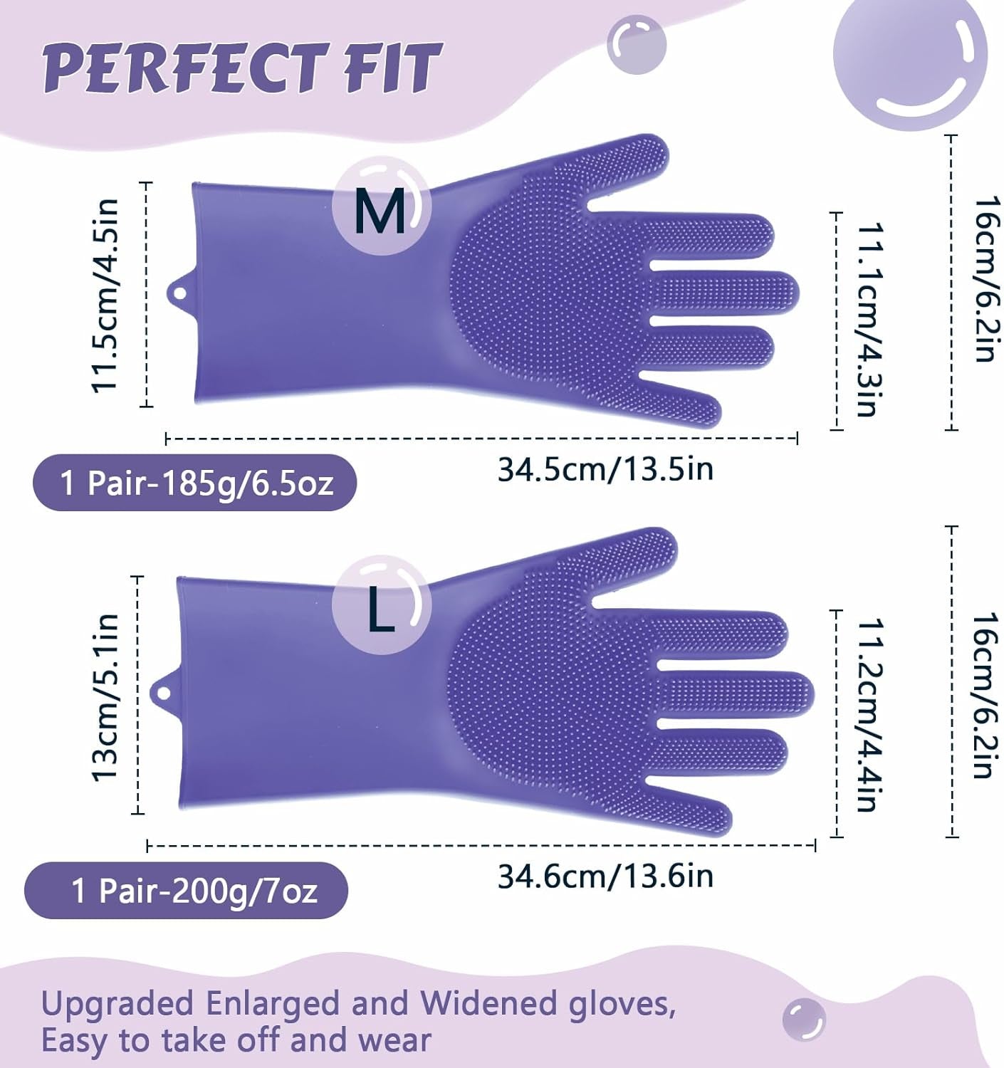 Heat Resistant Silicone Grooming Gloves
