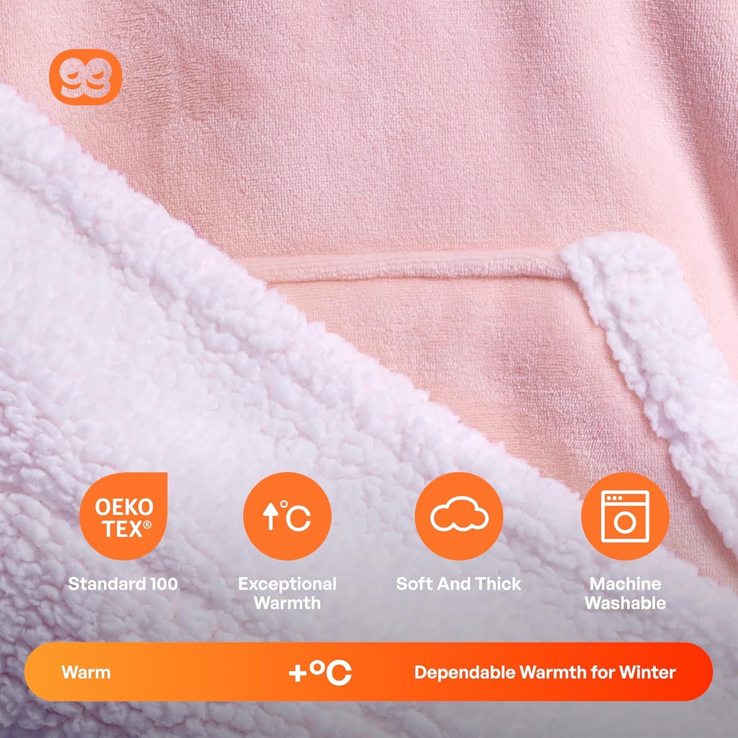 Wearable Blanket Hoodie Oversized