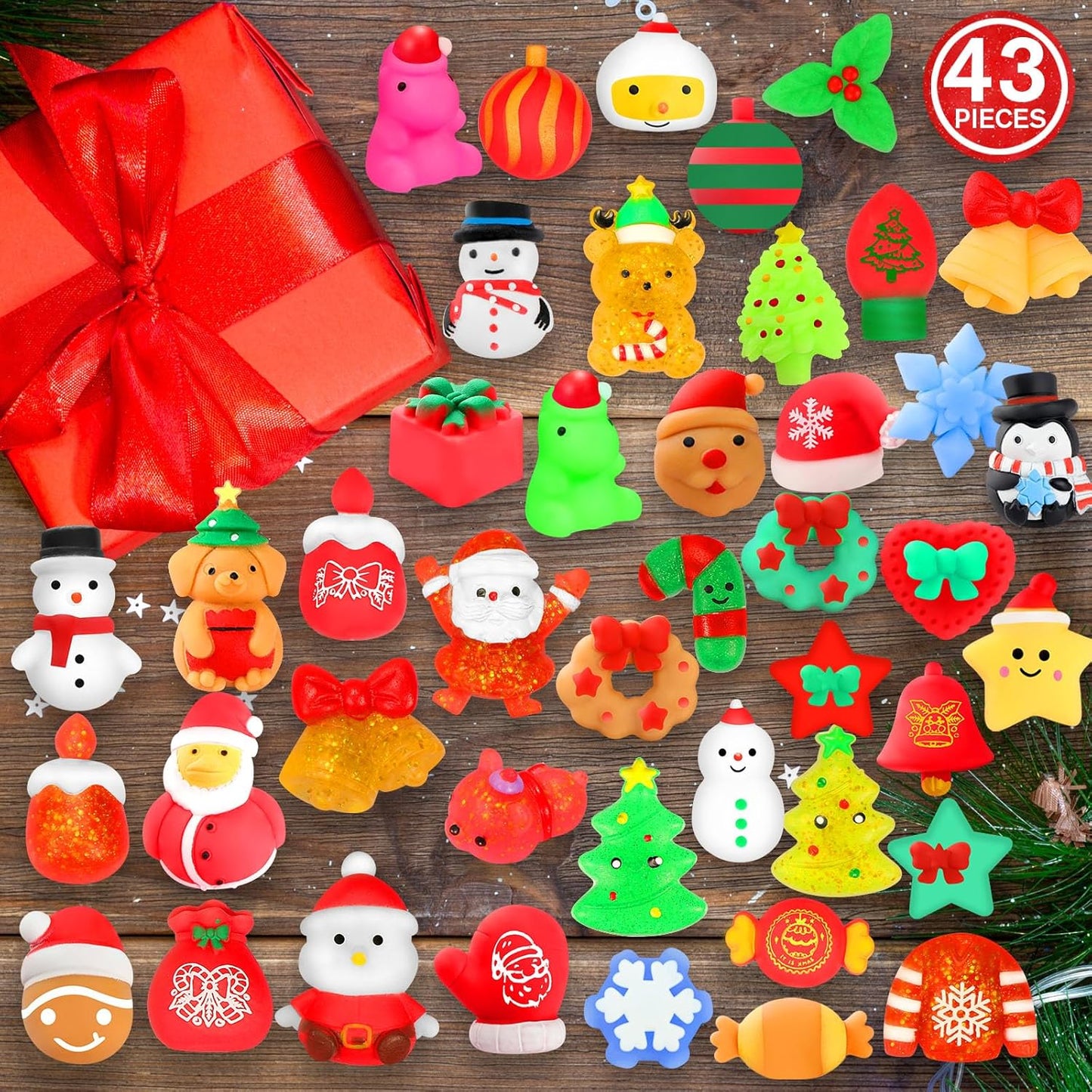 Christmas Squishy Toy Set 43-Pcs
