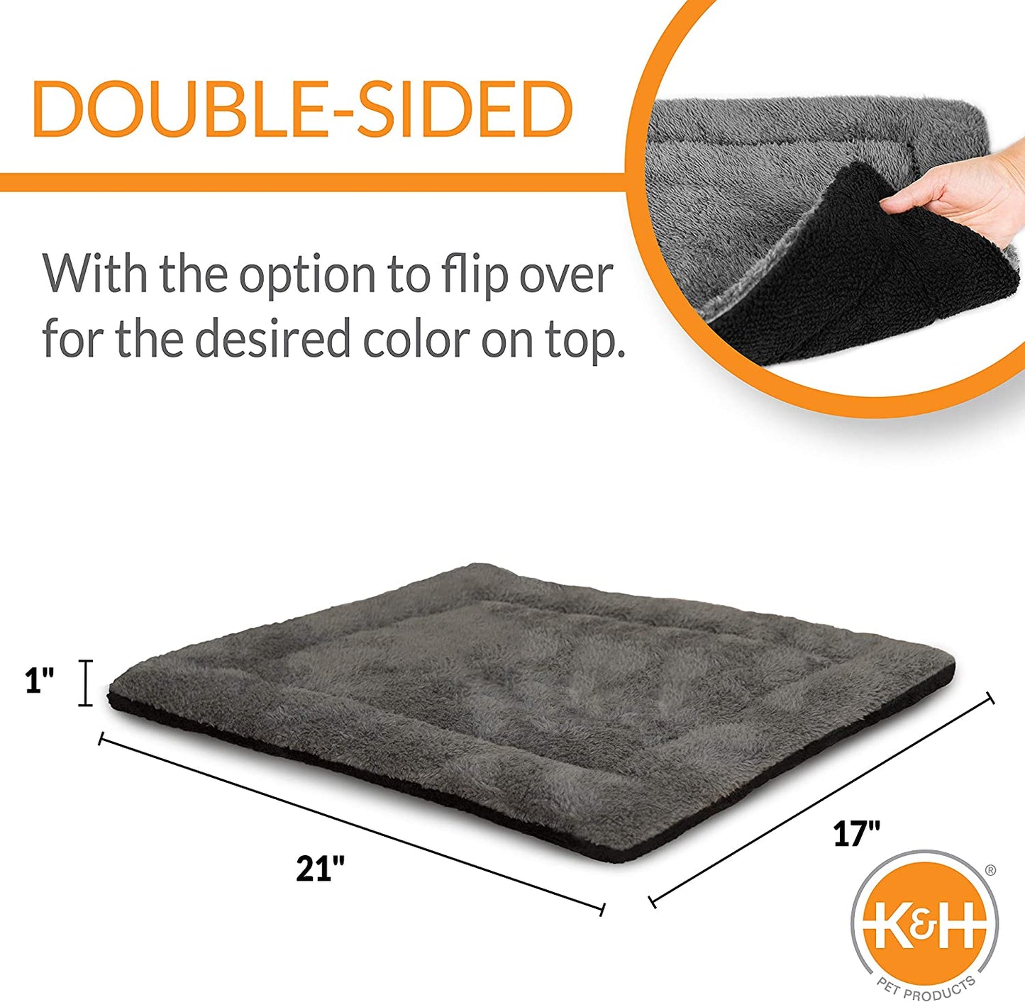 Self-Heating Cat Bed Pad Black