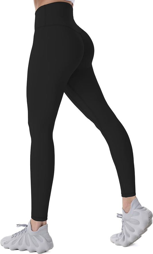 Womens Workout Leggings with High Waist Tummy Control