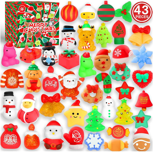 Christmas Squishy Toy Set  43-Pcs