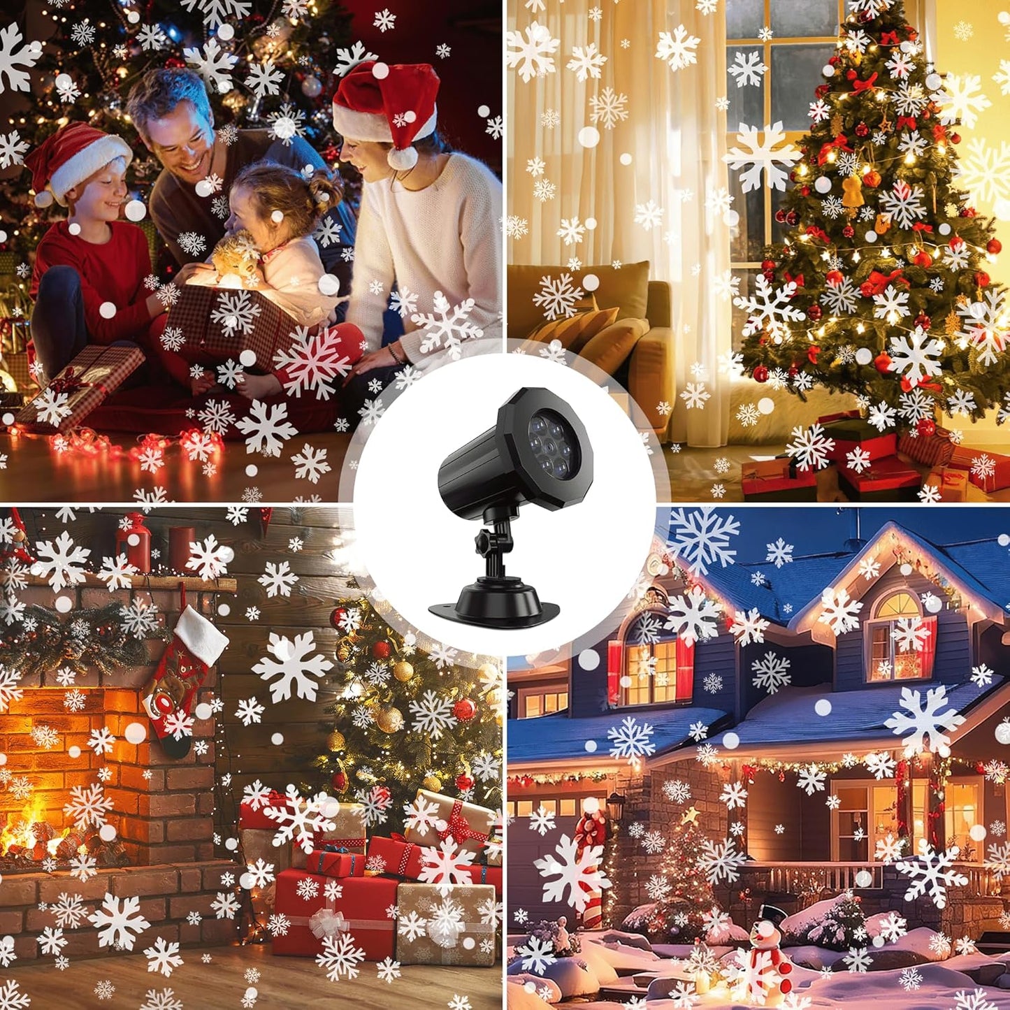 Snowflake Christmas Projector Outdoor For Xmas Decor