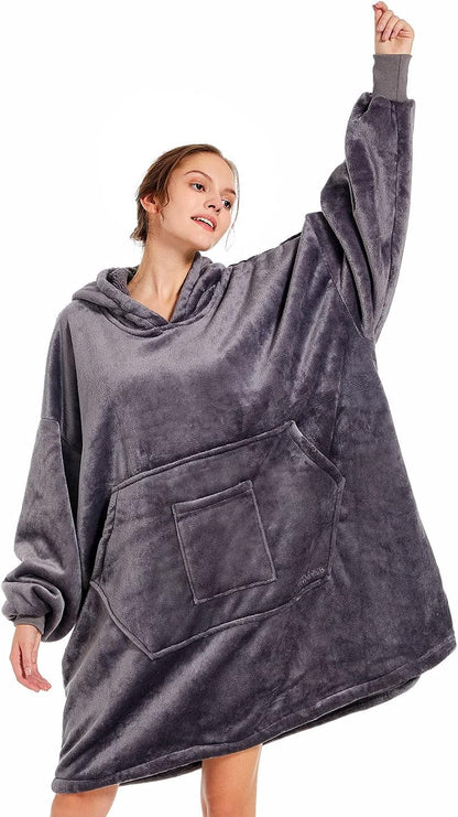 Oversized Cozy Blanket Hoodie Sweatshirt for Adult Kids