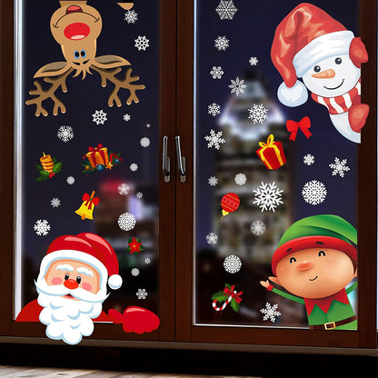 Christmas Window Clings Stickers 