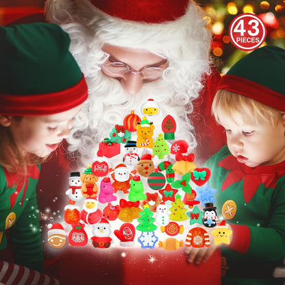 Christmas Squishy Toy Set  43-Pcs