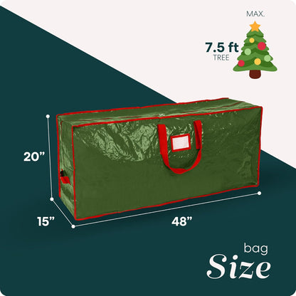 Christmas Tree Storage Bag - Fits 7.5 Ft, Durable & Waterproof