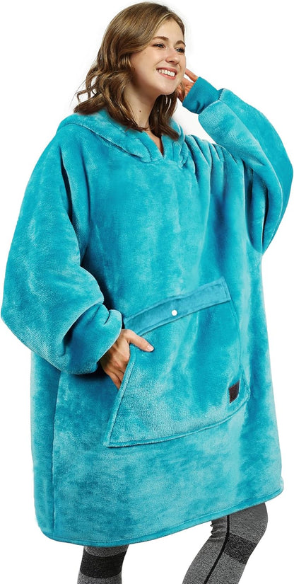 Oversized Blanket Hoodie Sweatshirt for Adults Women Men