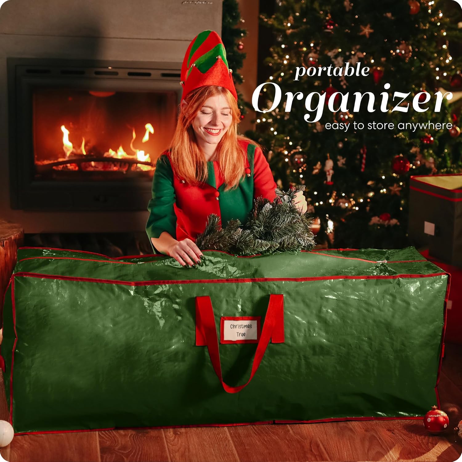 Christmas Tree Storage Bag - Fits 7.5 Ft, Durable & Waterproof