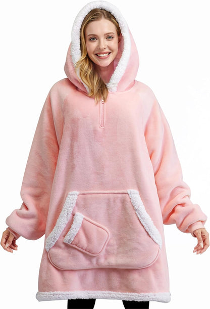 Wearable Blanket Hoodie Oversized 