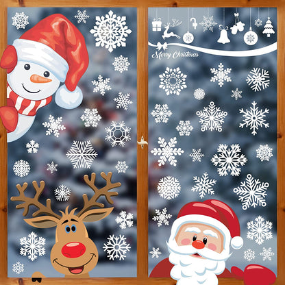 Christmas Window Clings Stickers 