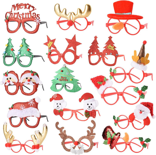 Christmas Glasses Set 16-Pcs