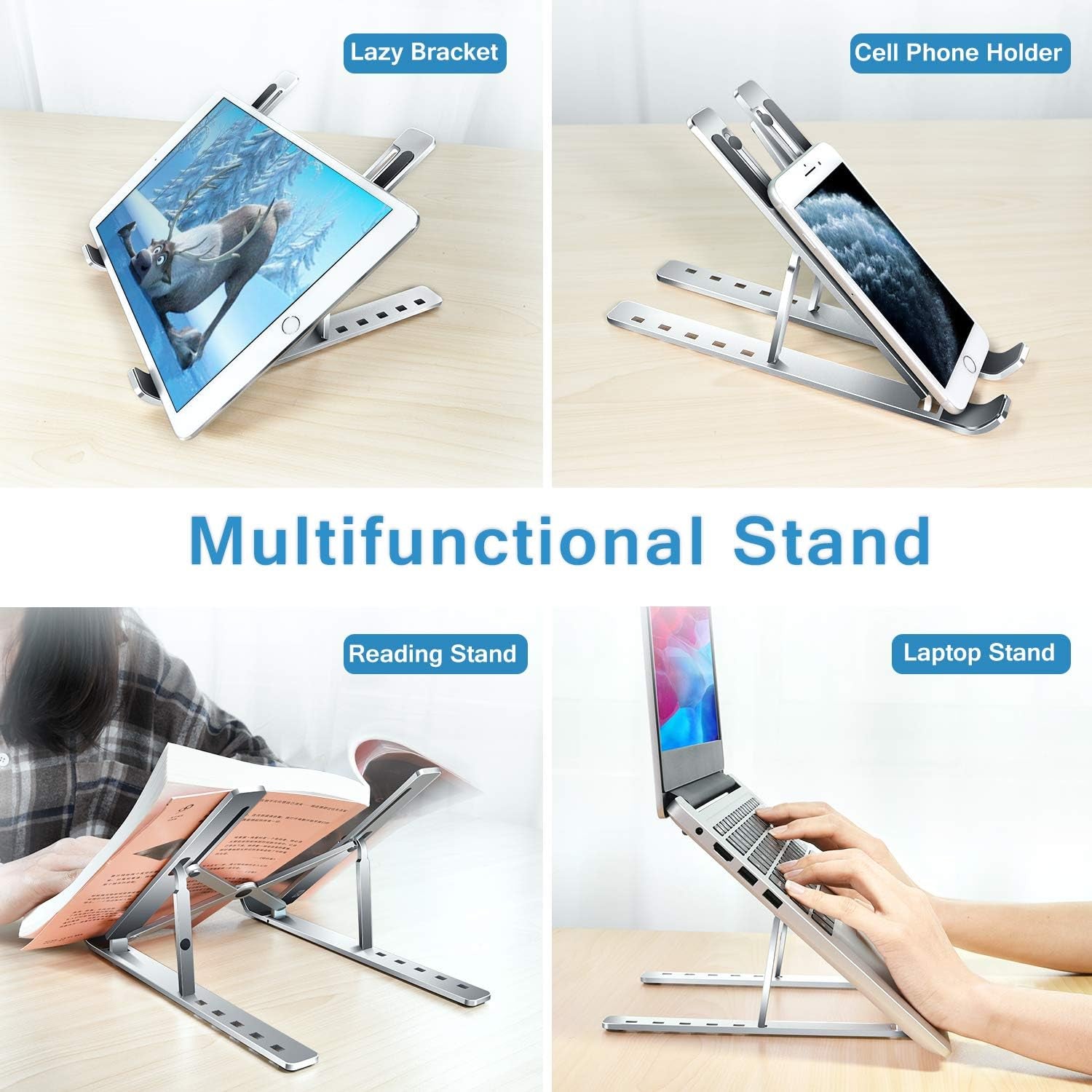 Portable laptop stand