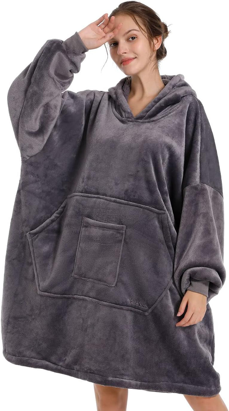 Oversized Cozy Blanket Hoodie Sweatshirt for Adult Kids