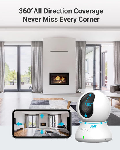 360° Pet Camera for Home Security