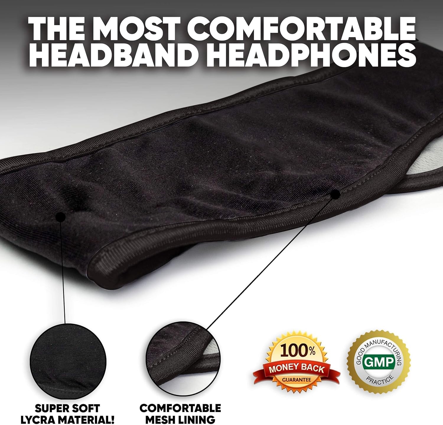 Sleep Headphones - Ultra-Thin Wired for Side Sleepers & More